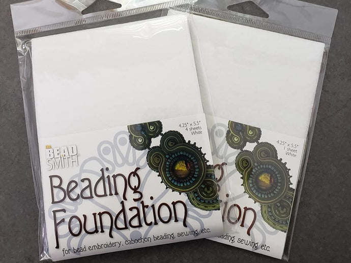 Black White Beading Foundation - 4.25