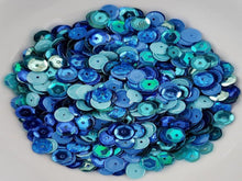 Load image into Gallery viewer, Blue Mix Sequins - 7mm/5gr.
