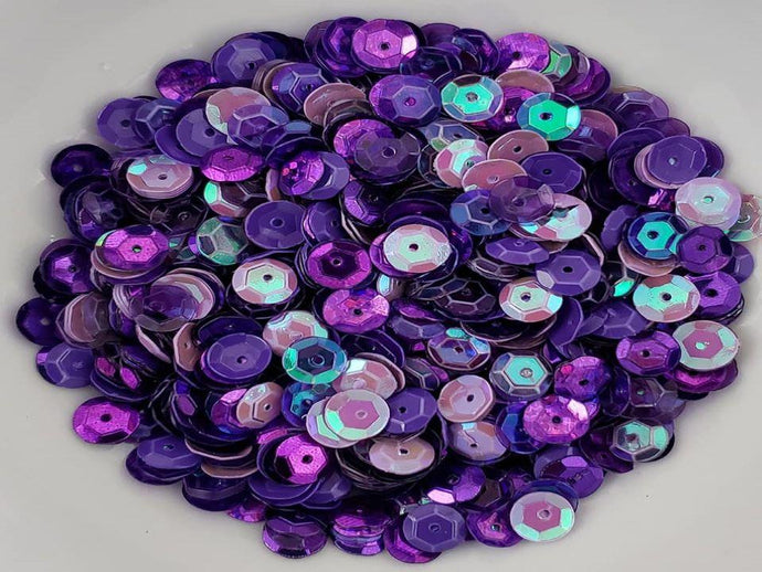 Purple Mix Sequins - 7mm/5gr.