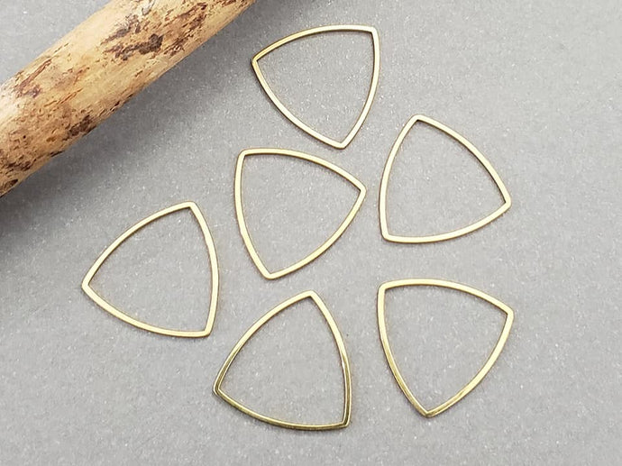 304 Stainless Steel Curved Triangle Components - 20mm - 10pcs
