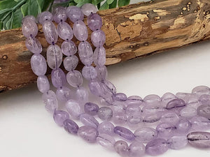 Lavender Amethyst Nuggets  - 8 to 12mm - 15" Strand