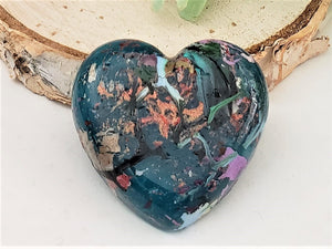 Color Chaos Handcrafted Heart Cabochons