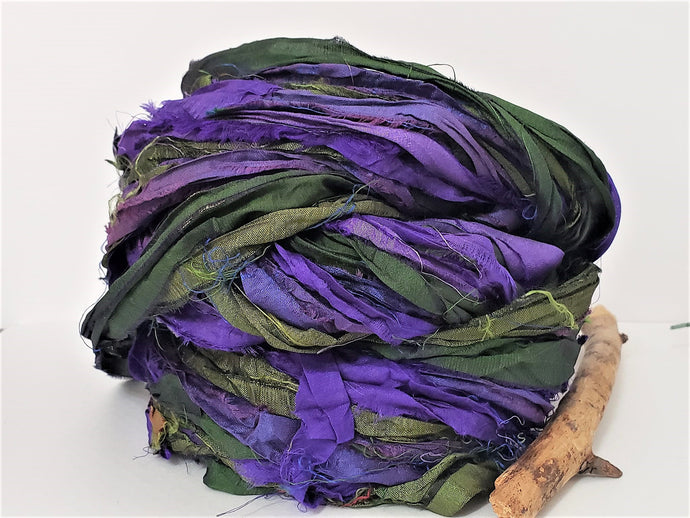 Dragonfly Sari Silk Ribbon - Fair Trade - 5yds