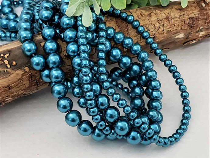 Mermaid Glass Pearls - 4mm/6mm/8mm/10mm