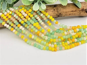 Citrus Sorbet Crystal Mix - 2x3mm - 15" Full Strand