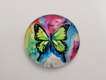 Load image into Gallery viewer, Enchanted Butterflies Glass Cabochons - 25mm - 1pc
