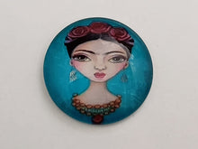 Load image into Gallery viewer, Frida Glass Cabochons - 20/25mm - 1pc

