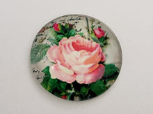 Load image into Gallery viewer, Rose Bush Glass Cabochons - 30mm - 1pc
