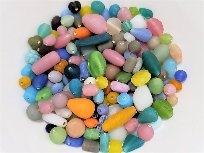 Matte Indian Glass Bead Mix  - 50pcs