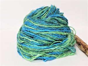 Lagoon Vegan Banana Silk Yarn - Fair Trade - 5yds