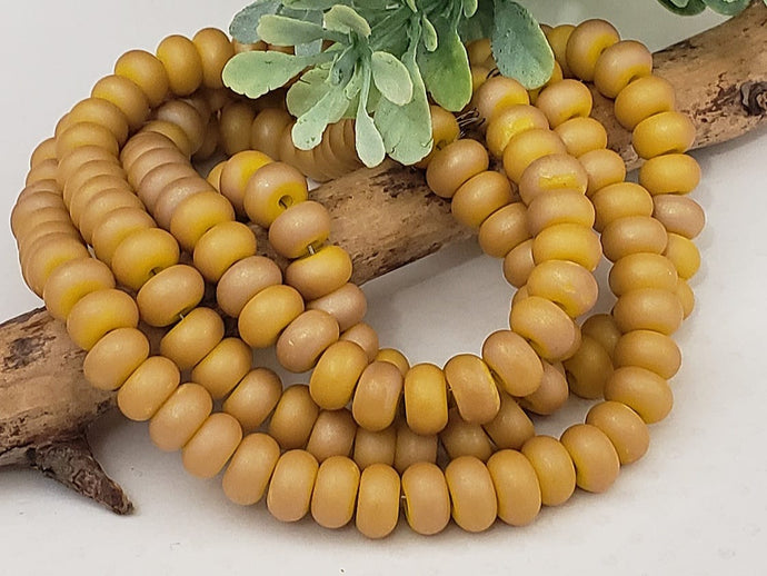 2 Tone Pineapple Glass Rondelles - 8mm - 50pcs