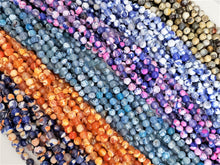 Load image into Gallery viewer, Blue White Mix Fire Agate - 8mm - 15&quot; Full Strand
