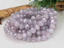 Charger l&#39;image dans la galerie, Lilac  - Super Shine Faceted Crystals  - 8x6mm - 16&quot; Strand
