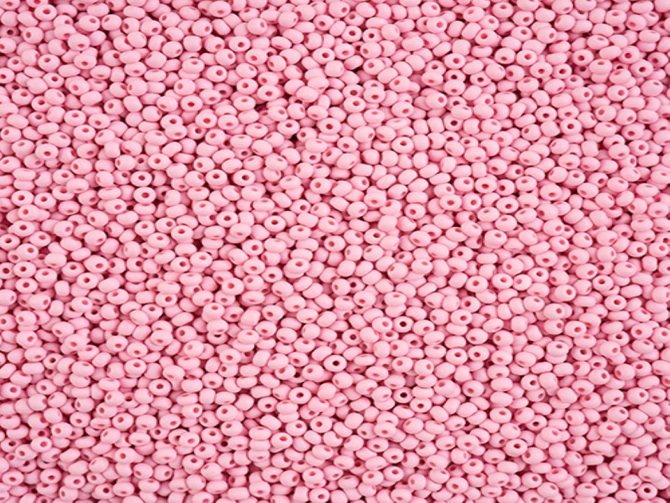 Light Pink Matte - 11/0 Czech Seed Beads - Permalux #171