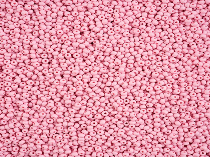 Light Pink Matte - 11/0 Czech Seed Beads - Permalux #171