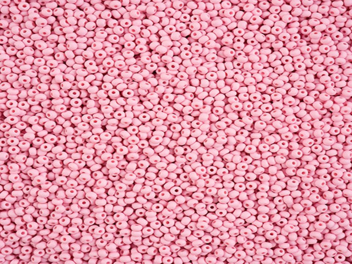 Light Pink Matt - 11/0 Czech Seed Beads - Permalux #171