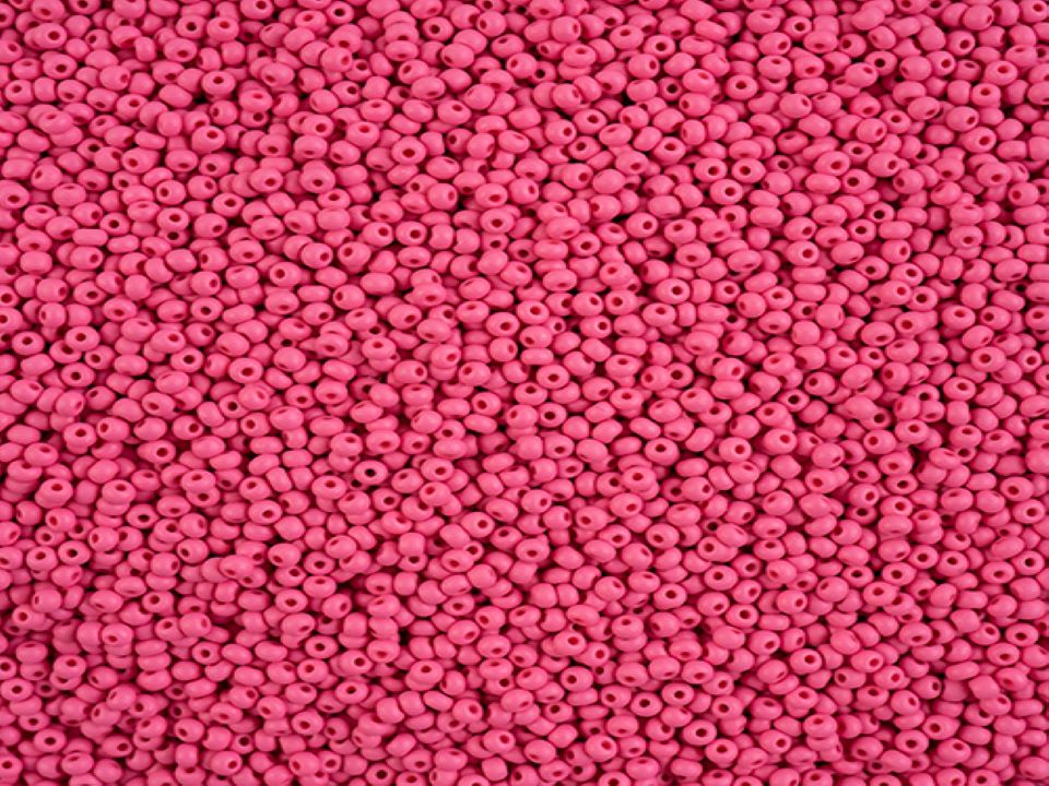 Fuchsia Matte - 11/0 Czech Seed Beads - Permalux #172