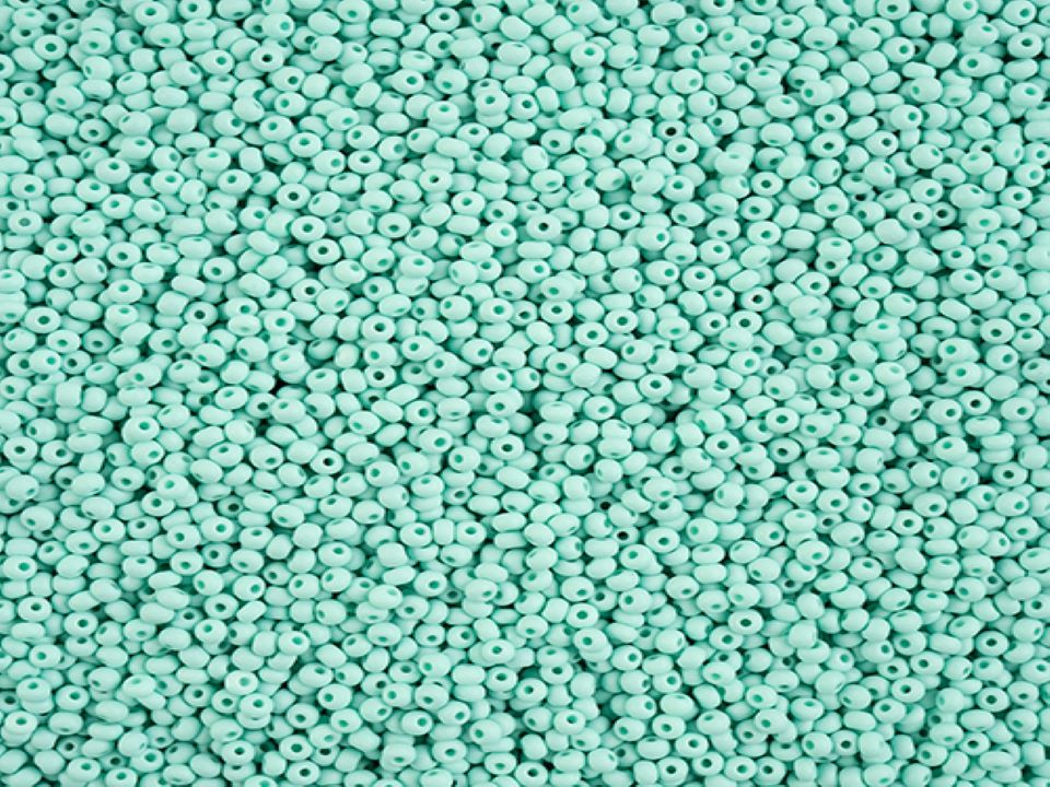 Mint Matte - 11/0 Czech Seed Beads - Permalux #177
