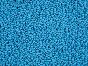 Dark Turquoise Matt - 11/0 Czech Seed Beads - Permalux #180