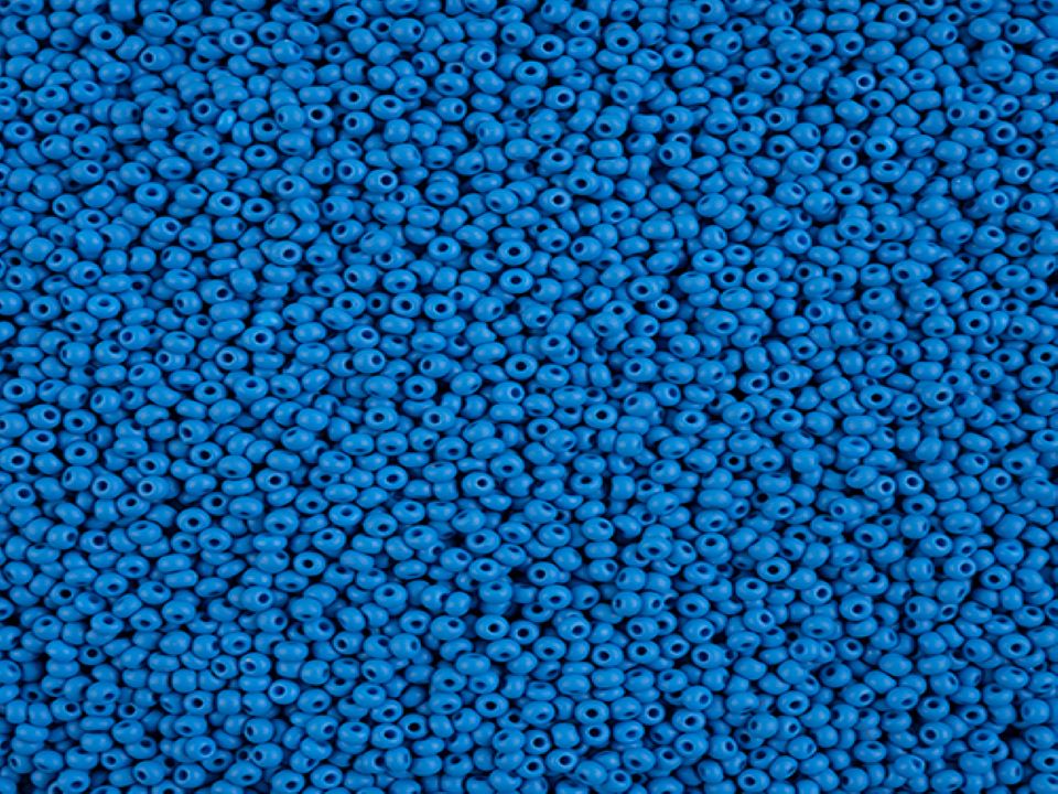 Blue Matte - 11/0 Czech Seed Beads - Permalux #182
