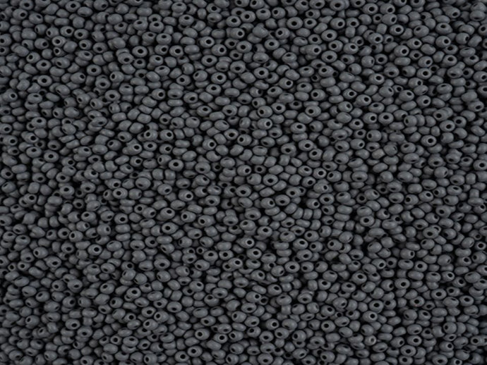Grey Matte - 11/0 Czech Seed Beads - Permalux #183