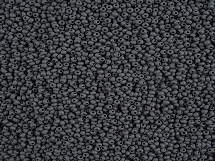 Grey Matt - 11/0 Czech Seed Beads - Permalux #183