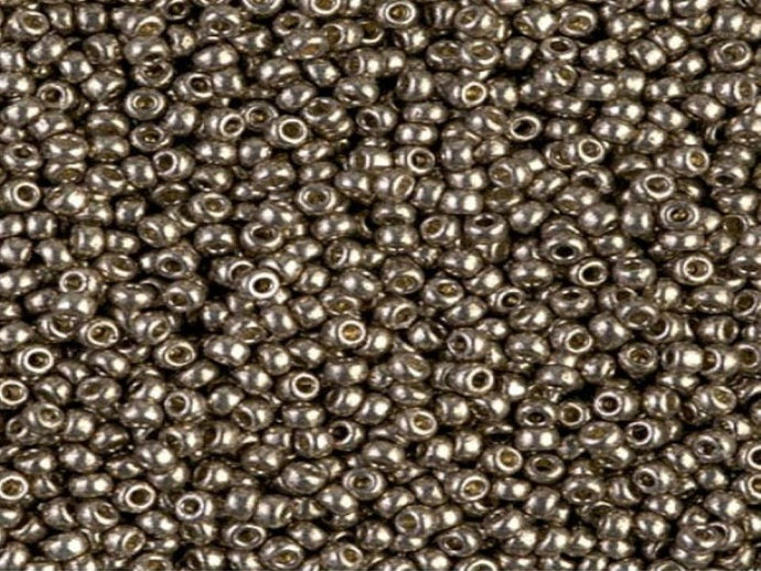 11/0 Galvanized Pewter Duracoat Rocailles #4222 - 10gr.