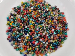 Translucent - Matte - Opaque - Rainbow Indian Glass Mix - 25gr.